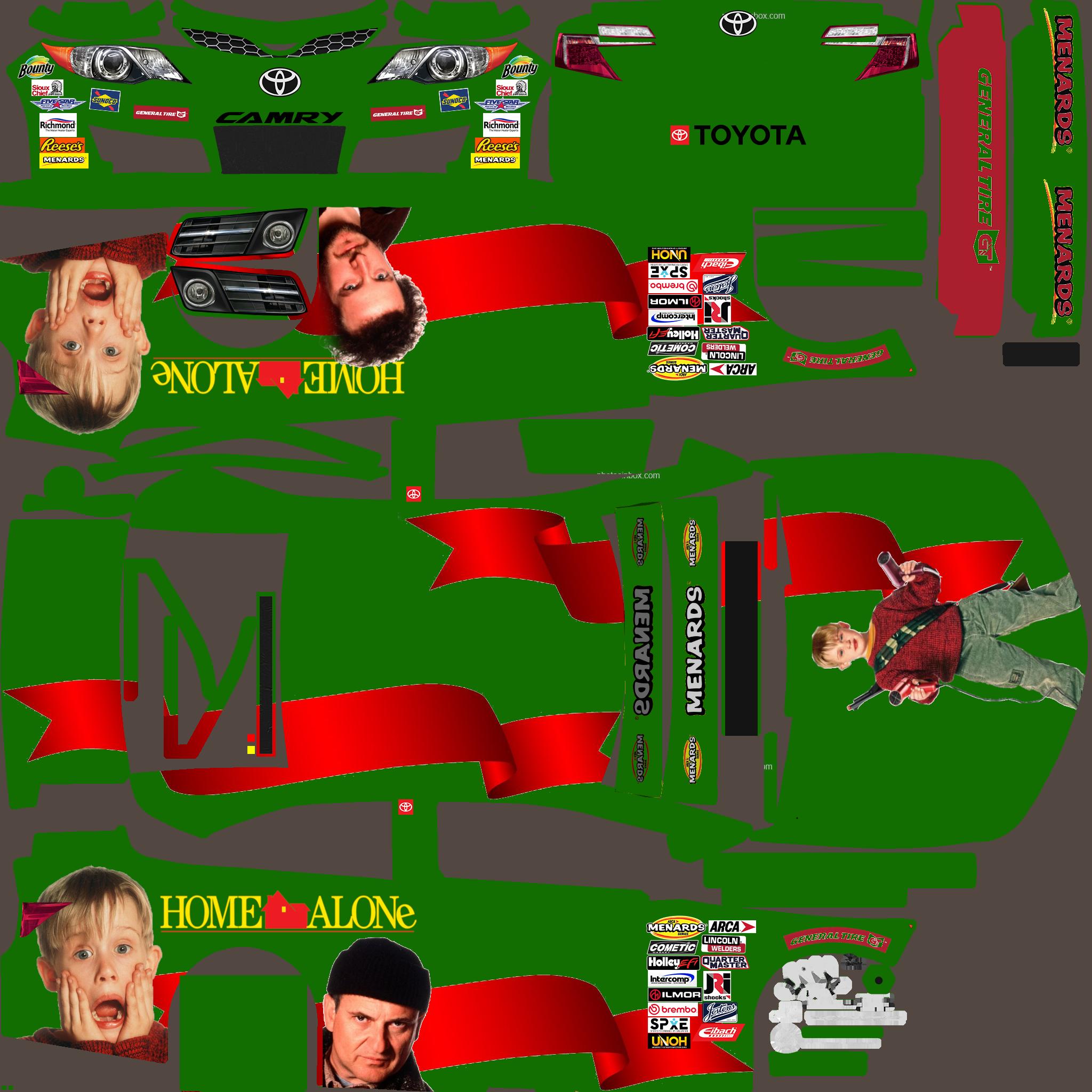 Preview of ARCA Toyota Camry home alone by Chris D.