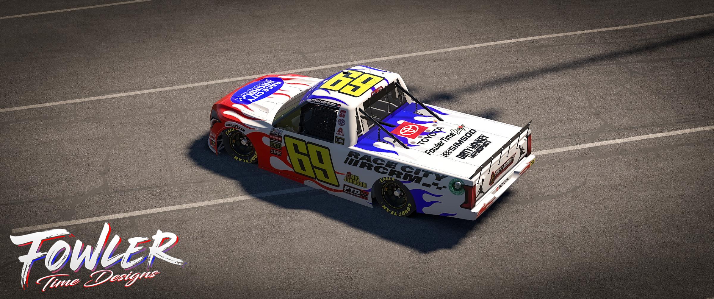 Preview of NASCAR Class C  red&blue 69 by John Fowler2
