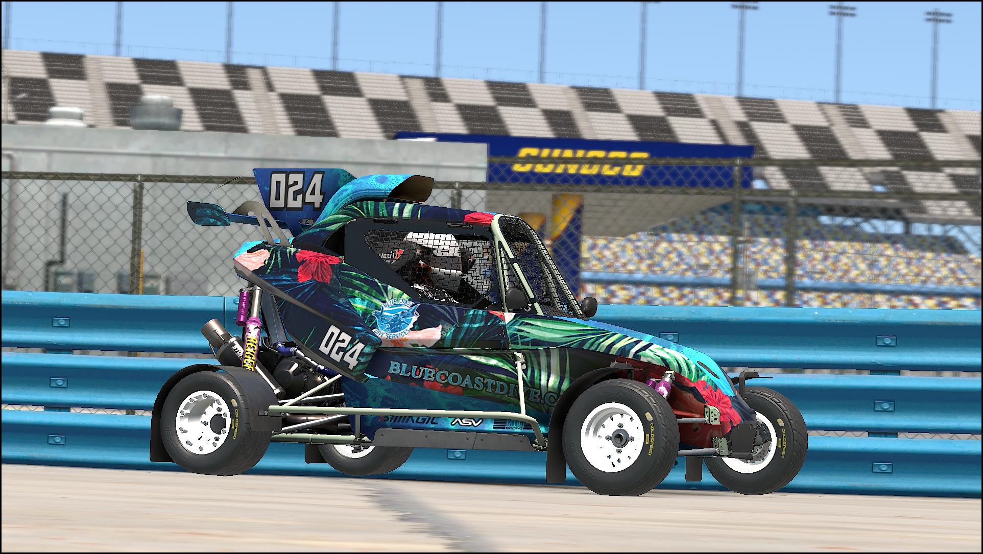 Preview of Blue Coast Dive Services Cross Car by Robbie Kirtley