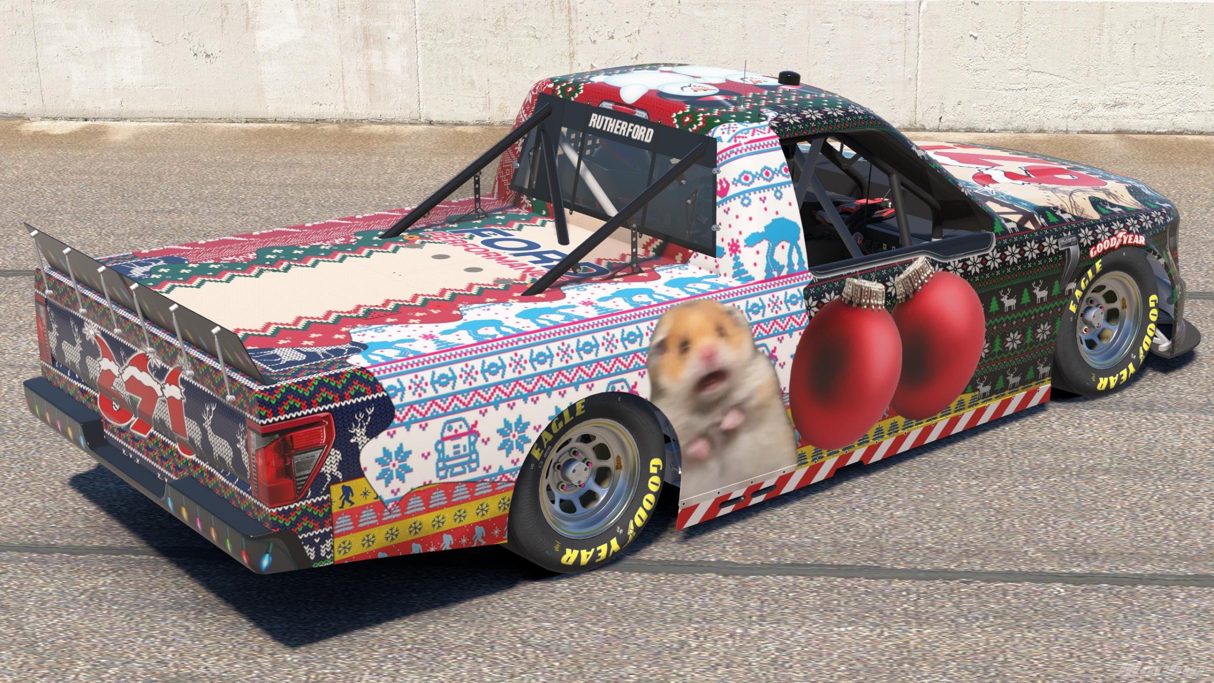 Preview of Ugly Christmas Sweater F-150 Blank Number by Corey Rutherford