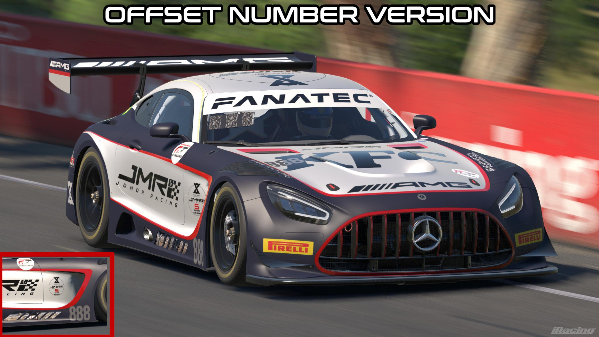 Preview of Triple Eight JMR Bathurst 12hr 2024 (Offset Number Version) by Jeff Tooma