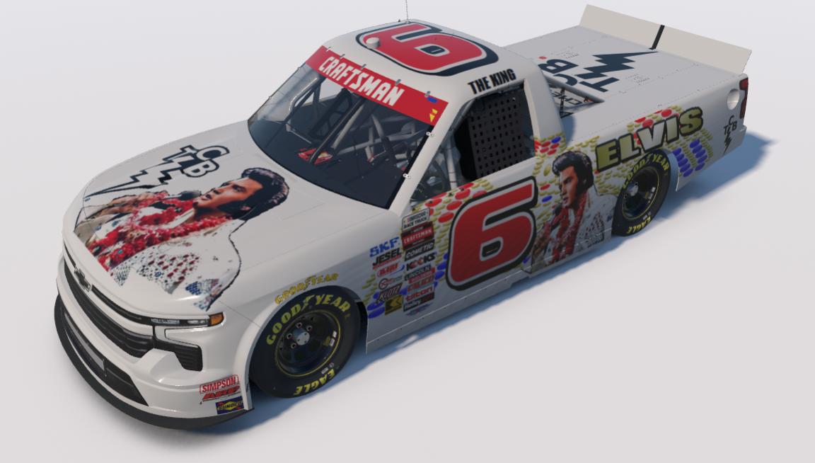 Preview of ELVIS NASCAR CRAFTSMAN TRUCK CHEVROLET SILVERADO by Chris Jennings