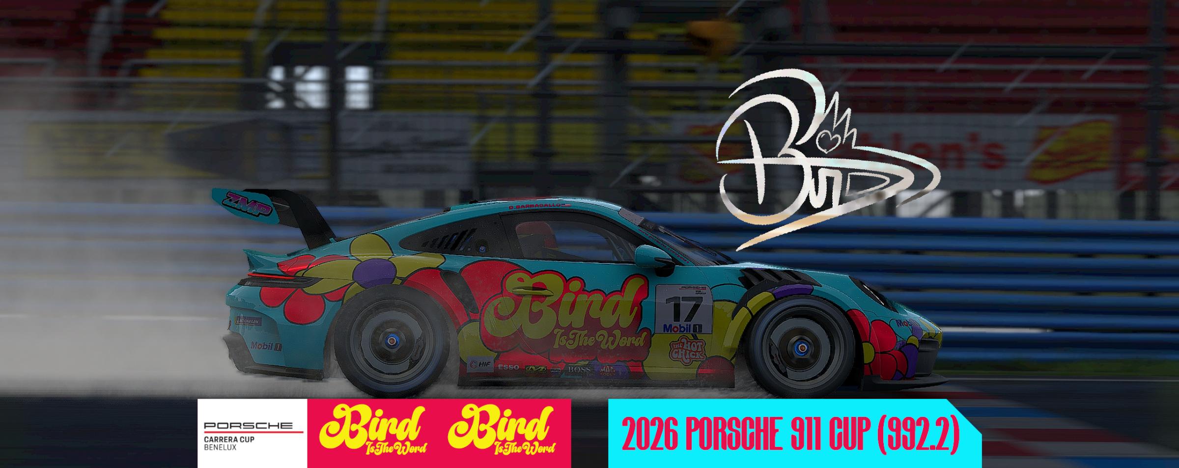 Preview of Bird is the Word Porsche Cup (992.2) by Dominic Barbagallo