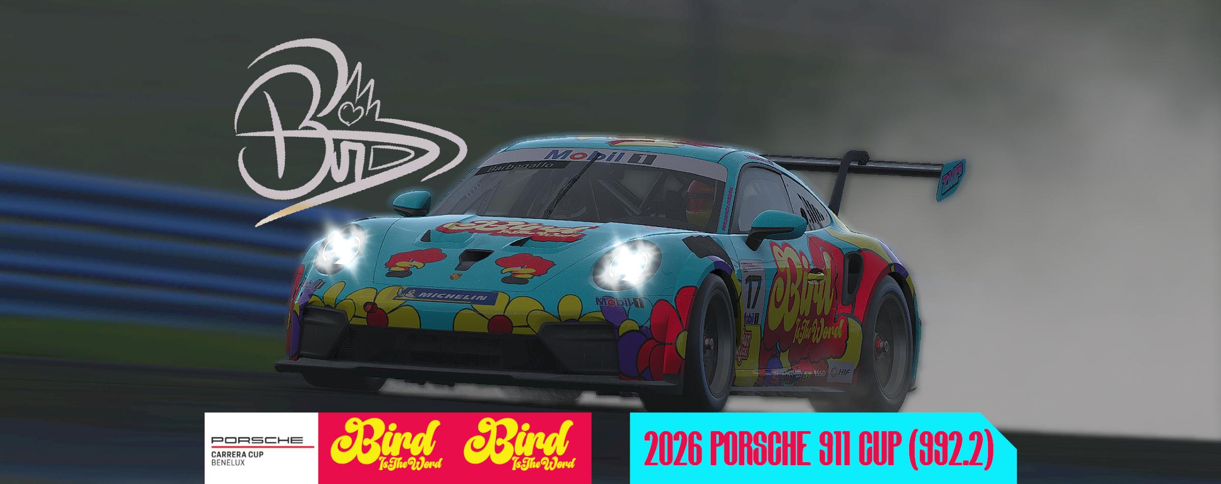 Preview of Bird is the Word Porsche Cup (992.2) by Dominic Barbagallo