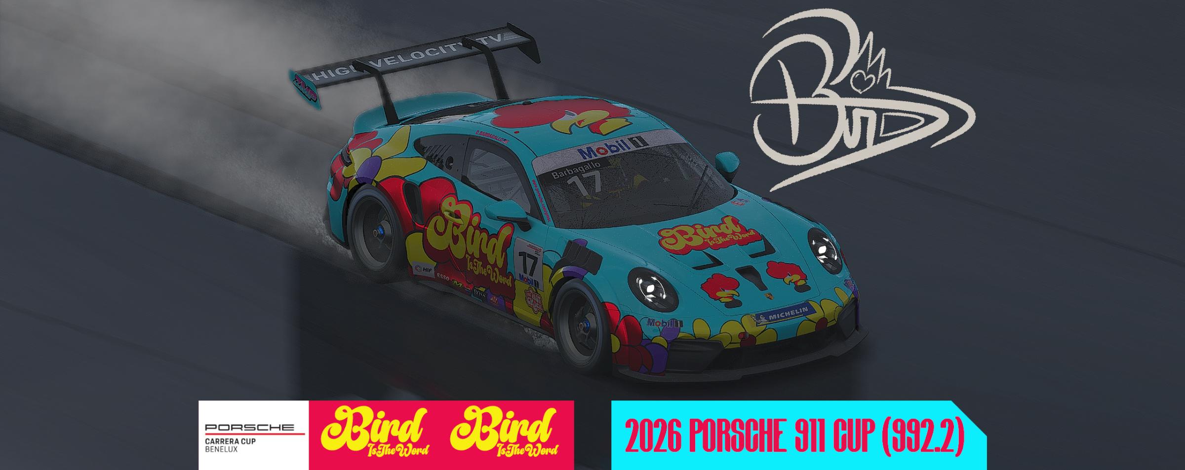 Preview of Bird is the Word Porsche Cup (992.2) by Dominic Barbagallo
