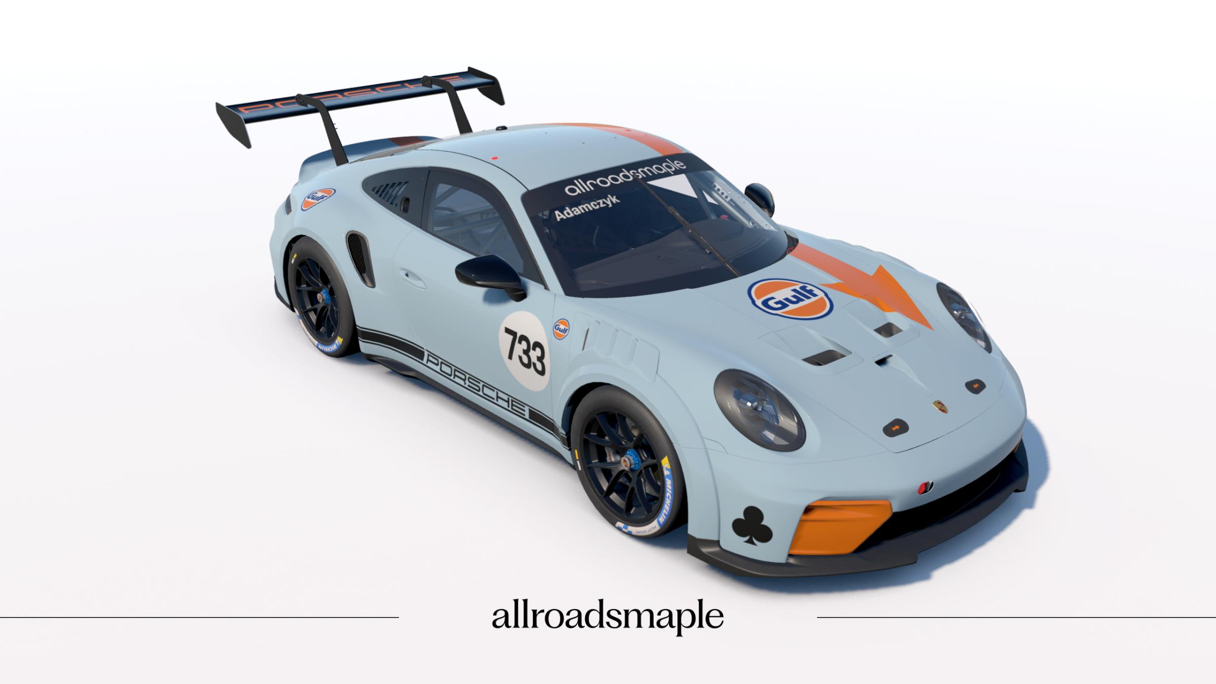 Preview of 1970 JWA Gulf Oil - Targa Florio - The Club - Tribute - Porsche 992 GT3 Cup Car by Patryk A.