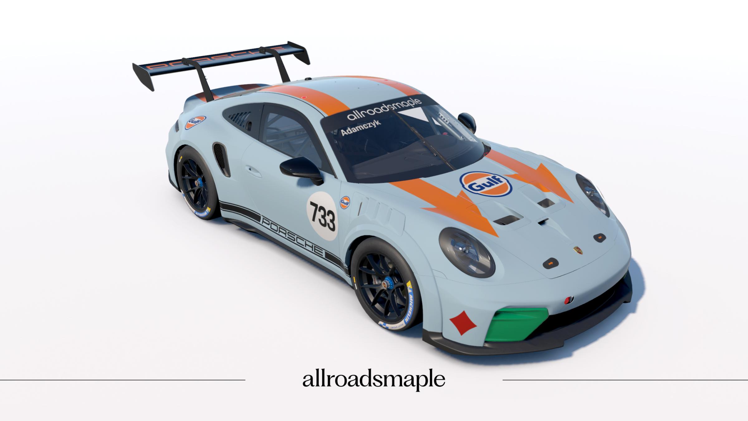 Preview of 1970 JWA Gulf Oil - Targa Florio - The Diamond - Tribute - Porsche 992 GT3 Cup Car by Patryk A.