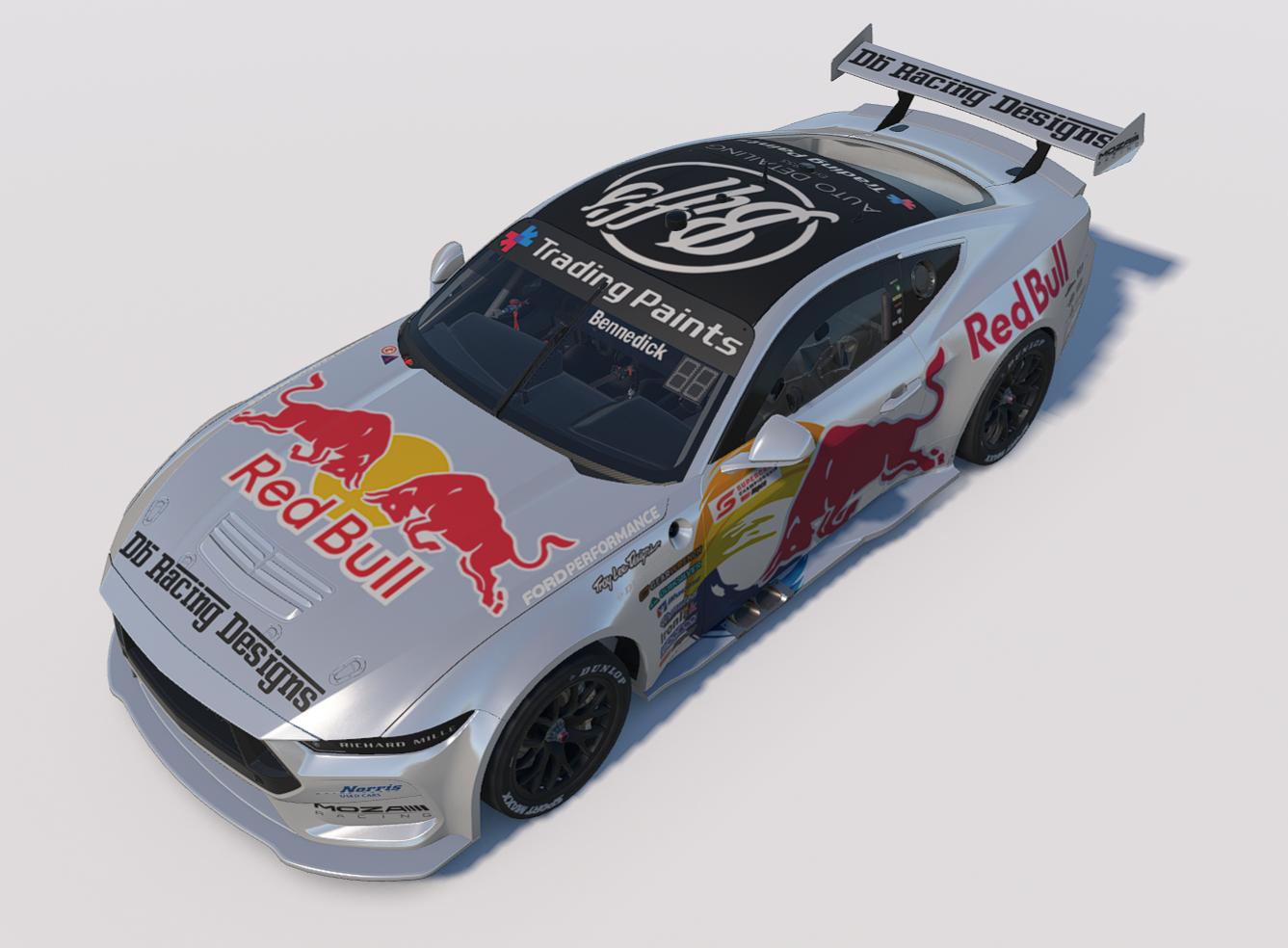Preview of DB Racing Designs/Red Bull/Trading Paints Ford Mustang Gen 3 by Drew Bennedick