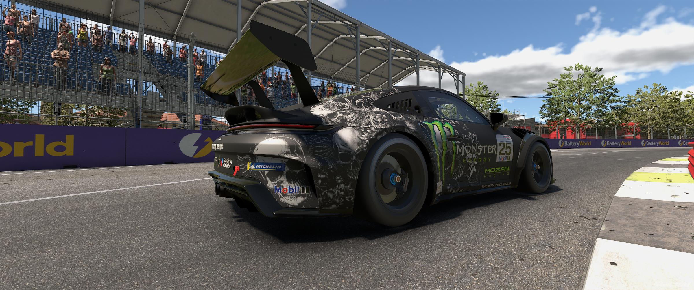 Preview of DB Racing Designs/Monster Energy/Trading Paints 992.2 Porsche Cup Car by Drew Bennedick