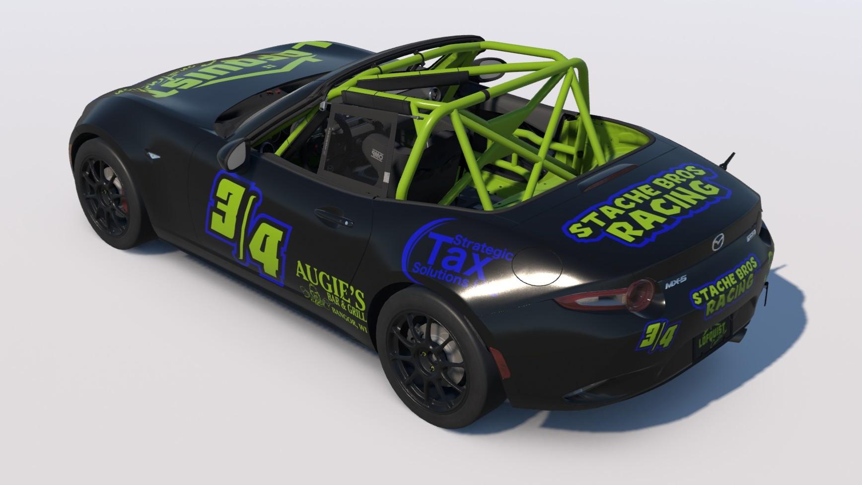 Preview of #3/4 Stache Bros Racing Mazda MX-5 by Mike Lofquist2