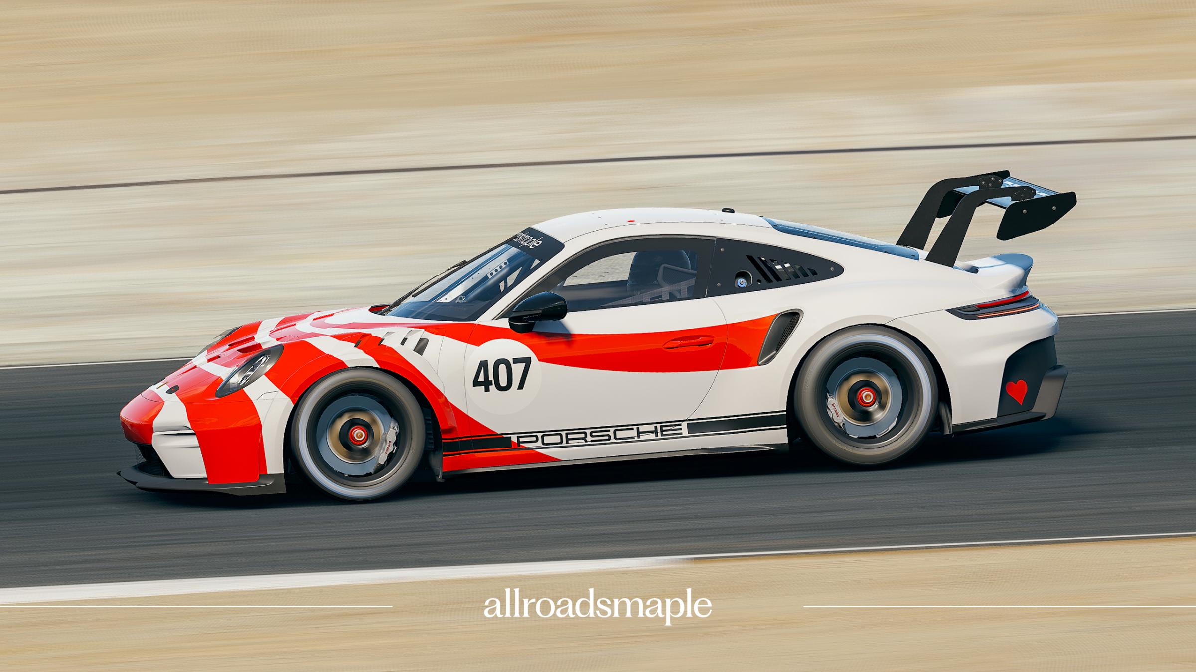 Preview of 1970 Porsche Salzburg - Targa Florio - The Heart - Tribute - Porsche 992 GT3 Cup Car by Patryk A.