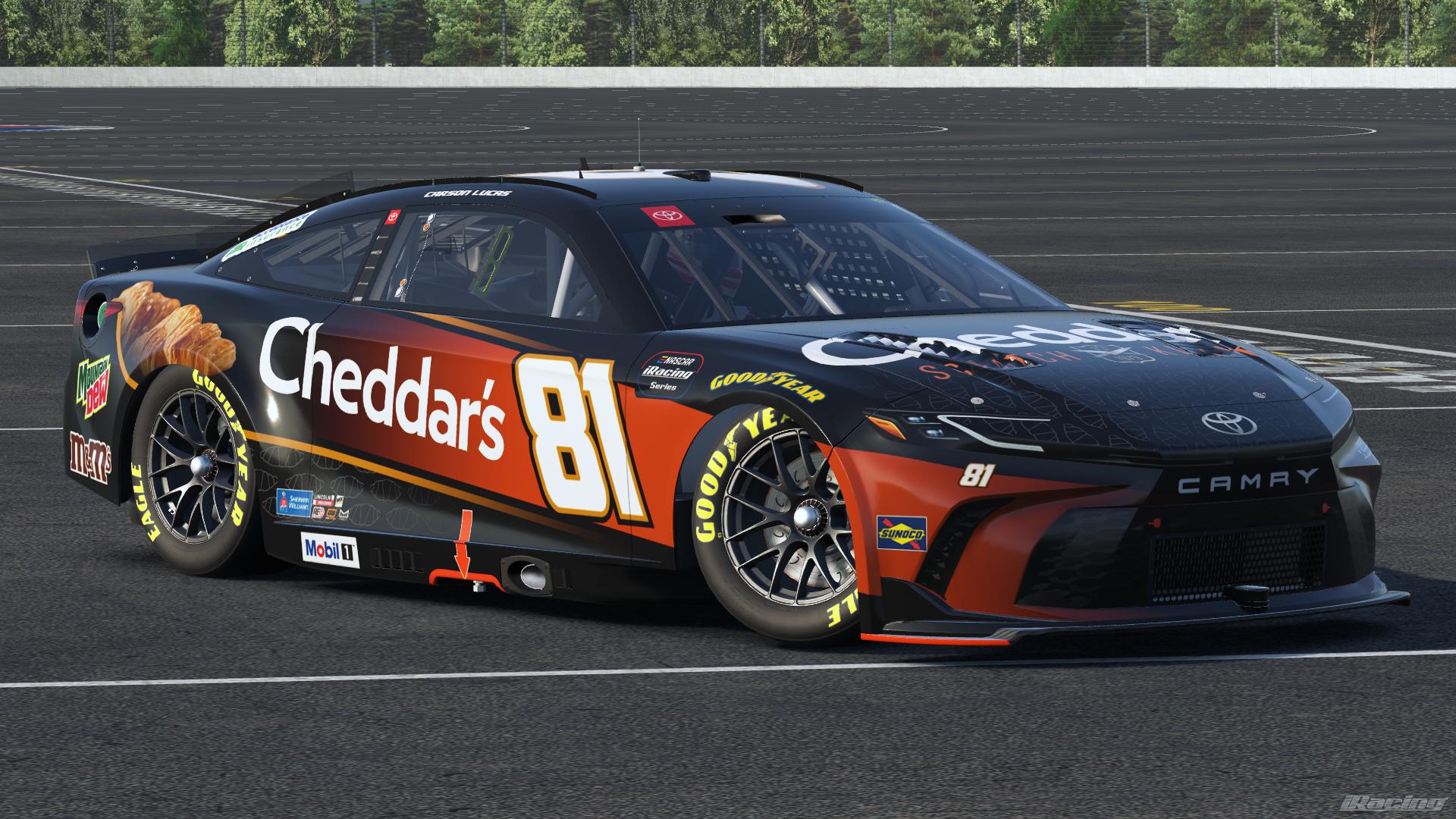 Preview of Carson Lucas 2026 Cheddars Car by Caleb Eichler