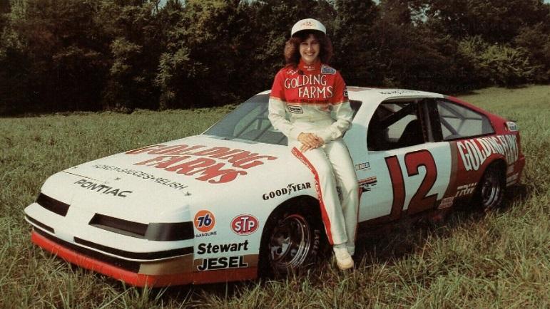 Preview of 1988 Karen Schulz Golding Farms Pontiac Sunbird - Stamped by Vincent Giacalone