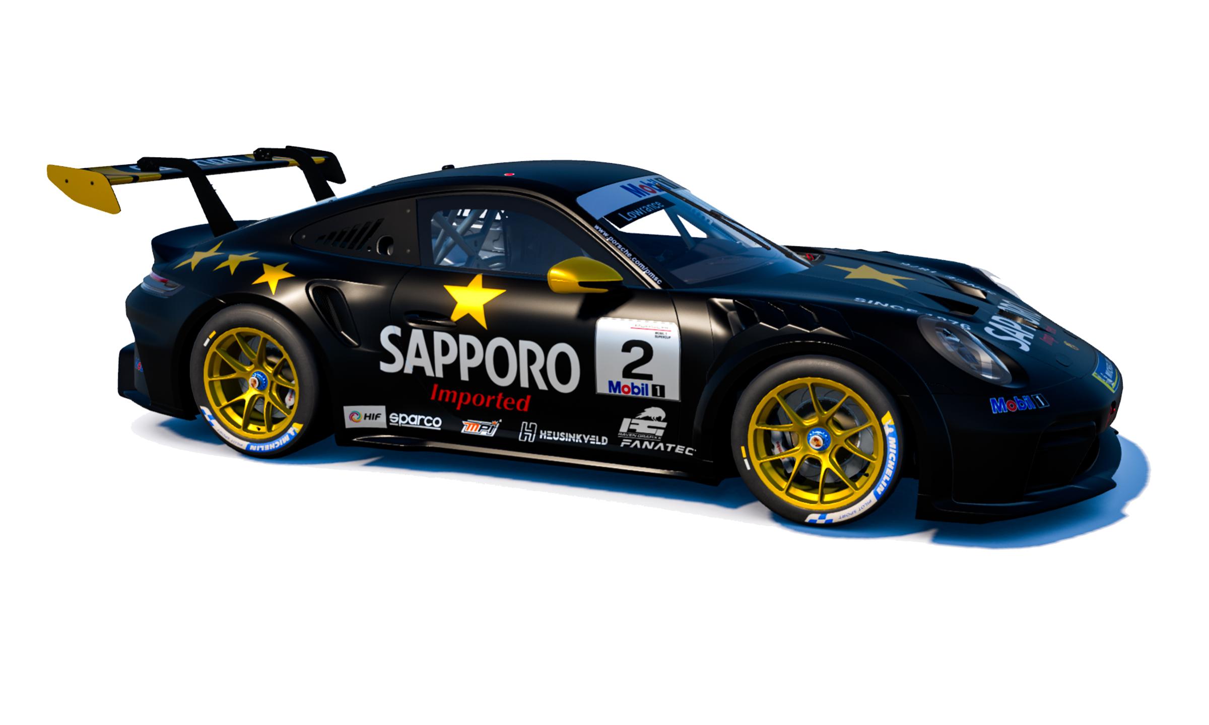 Preview of Sapporo Porsche 992 2 Cup v10Black 2025 by Doyle Lowrance