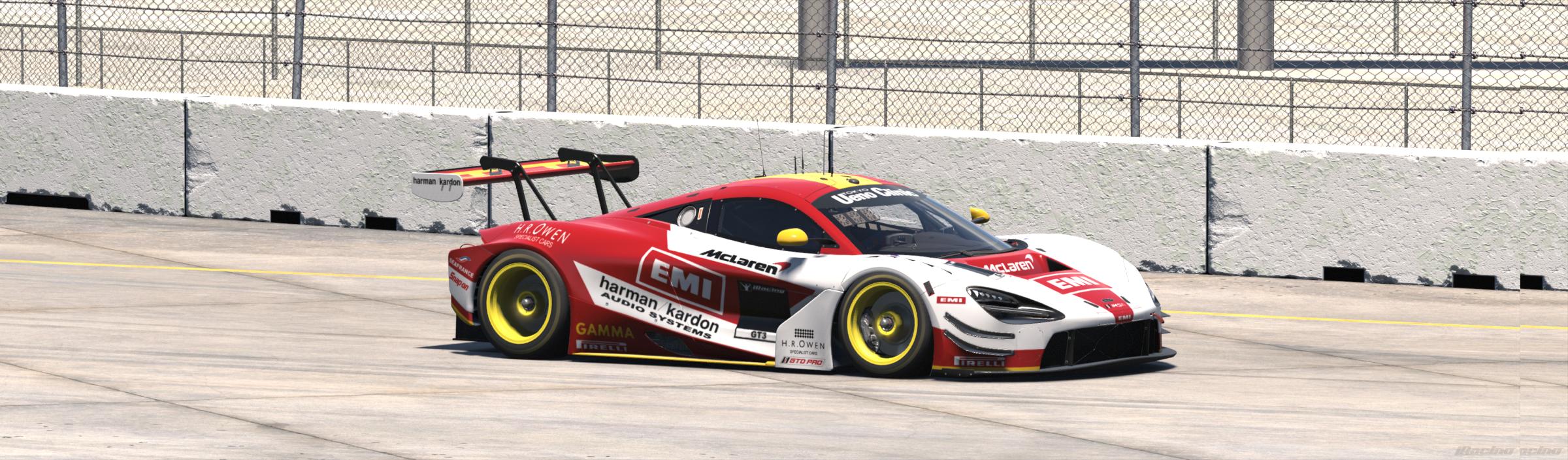 Preview of EMI McLaren 720s GT3 EVO .. NO# by Bernie Mobbs