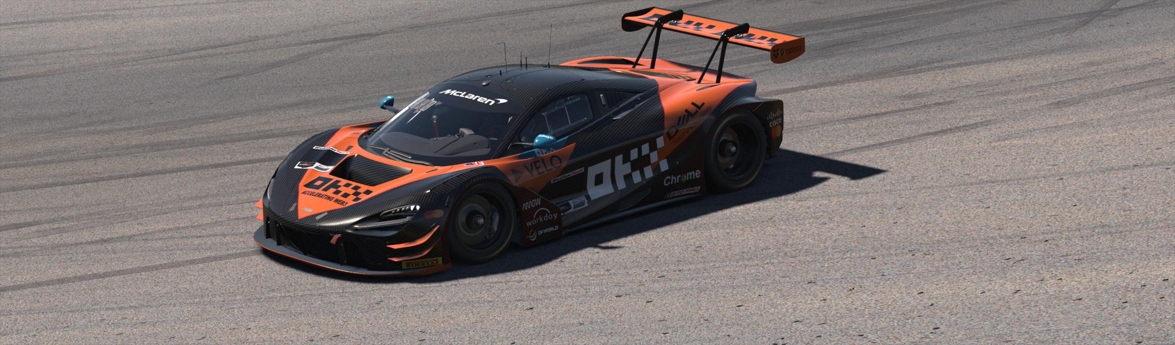 Preview of OKX McLaren 720s GT3 EVO .. NO# by Bernie Mobbs