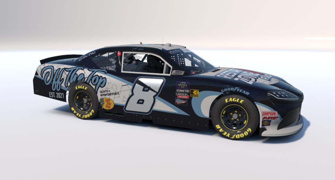 Preview of James Rossetti #8 Restart Zone Radio Xfinity Supra by Johnathan Smith3