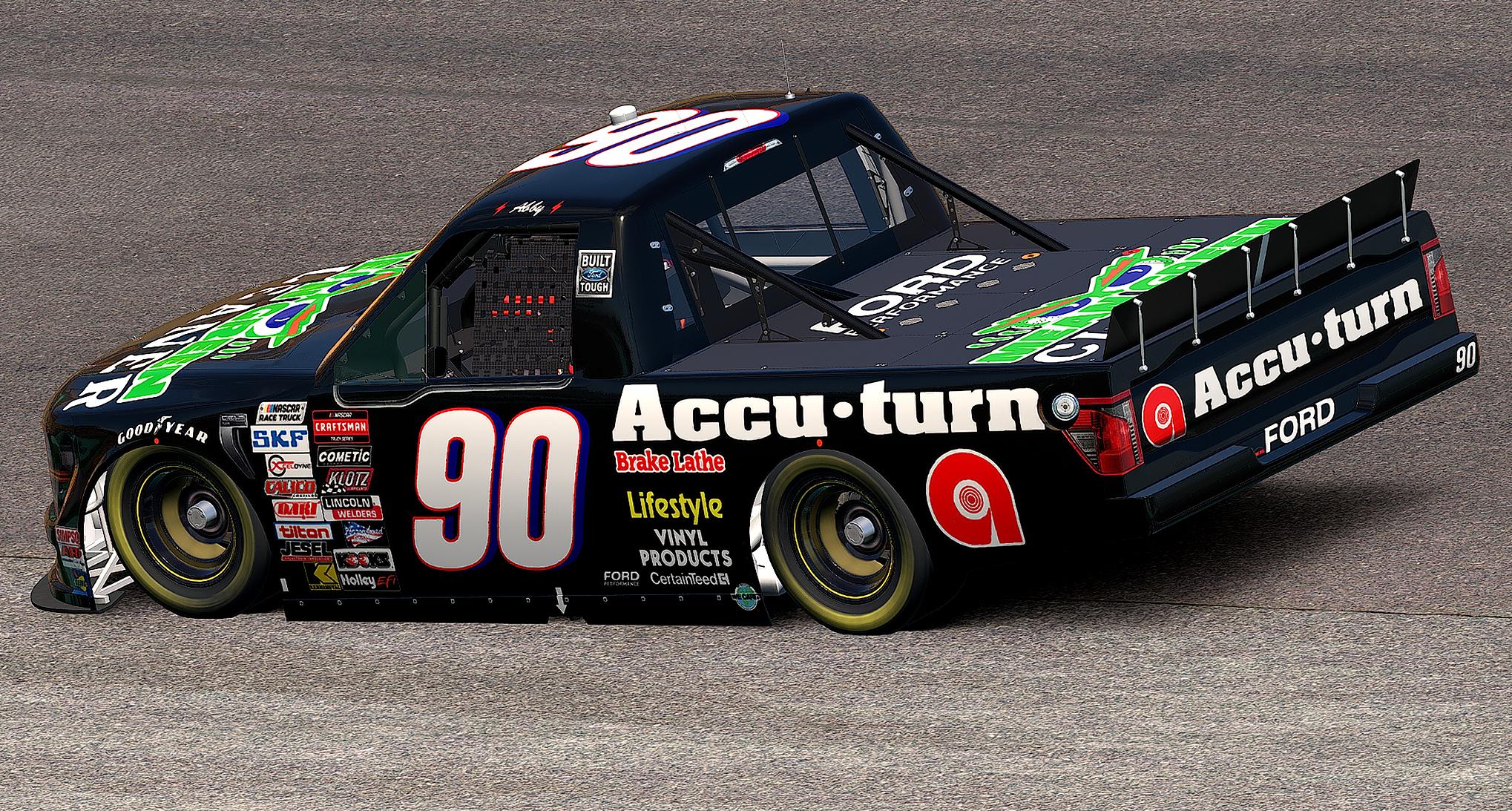Preview of NO NUM #90 Ed Berrier Mean Green 1998 FirstPlus Financial 200 / 2026 Craftsman Truck / Donlavey Racing by Abigail von Exner