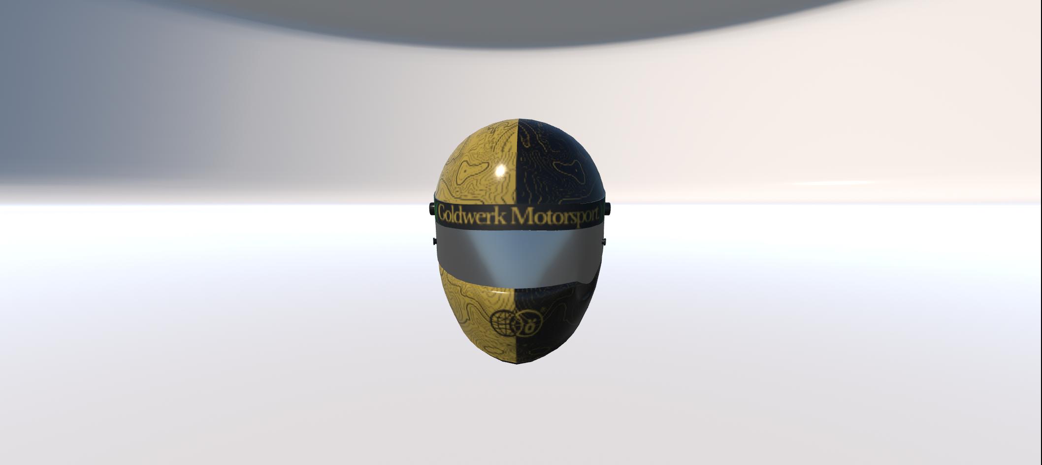 Preview of GOLDWERK MOTORSPORT HELMET by Luke S.