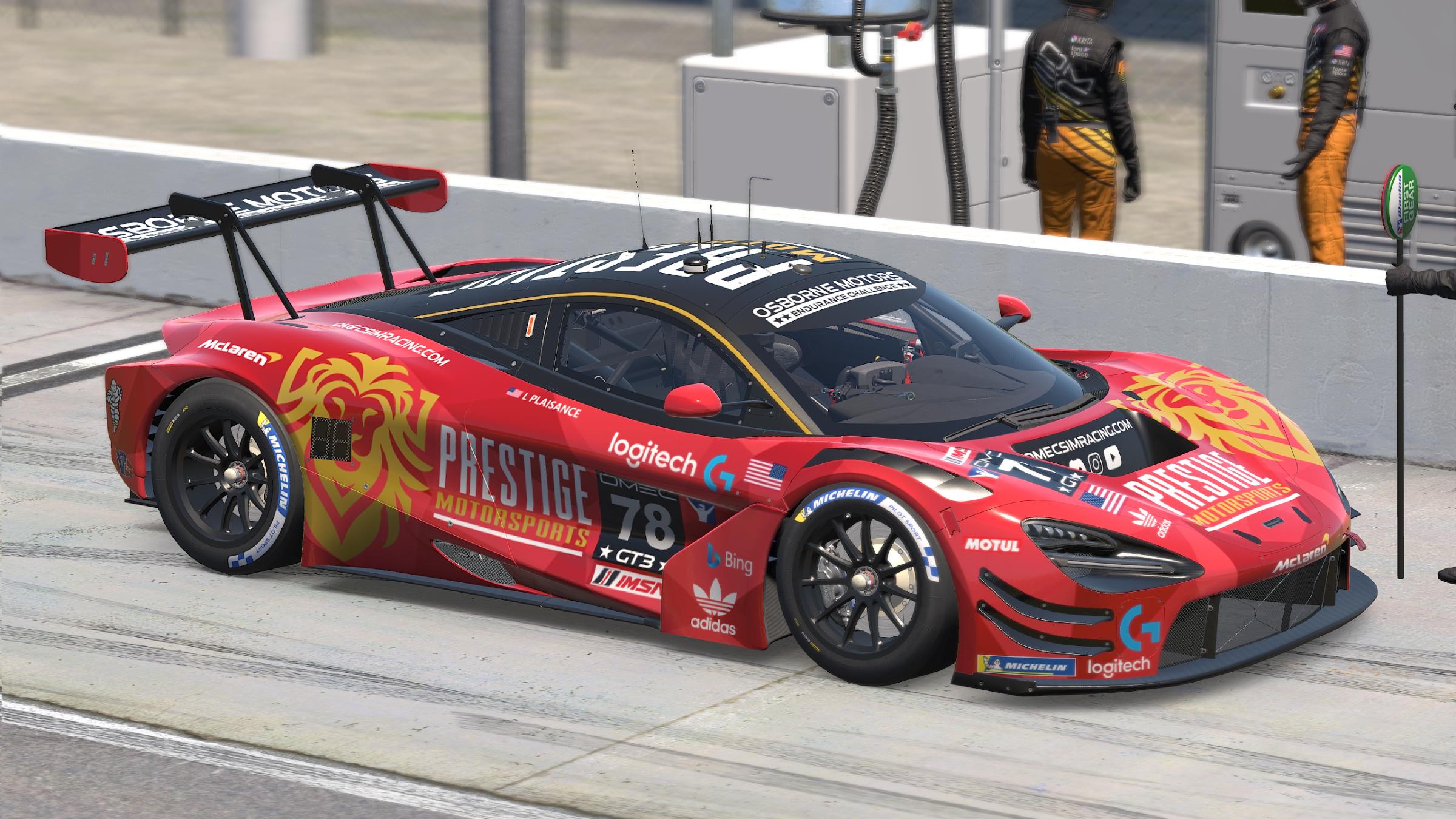 Preview of Prestige Motorsports McLaren 720S GT3 "Alpha" v1.0 by Patrick Cantrell