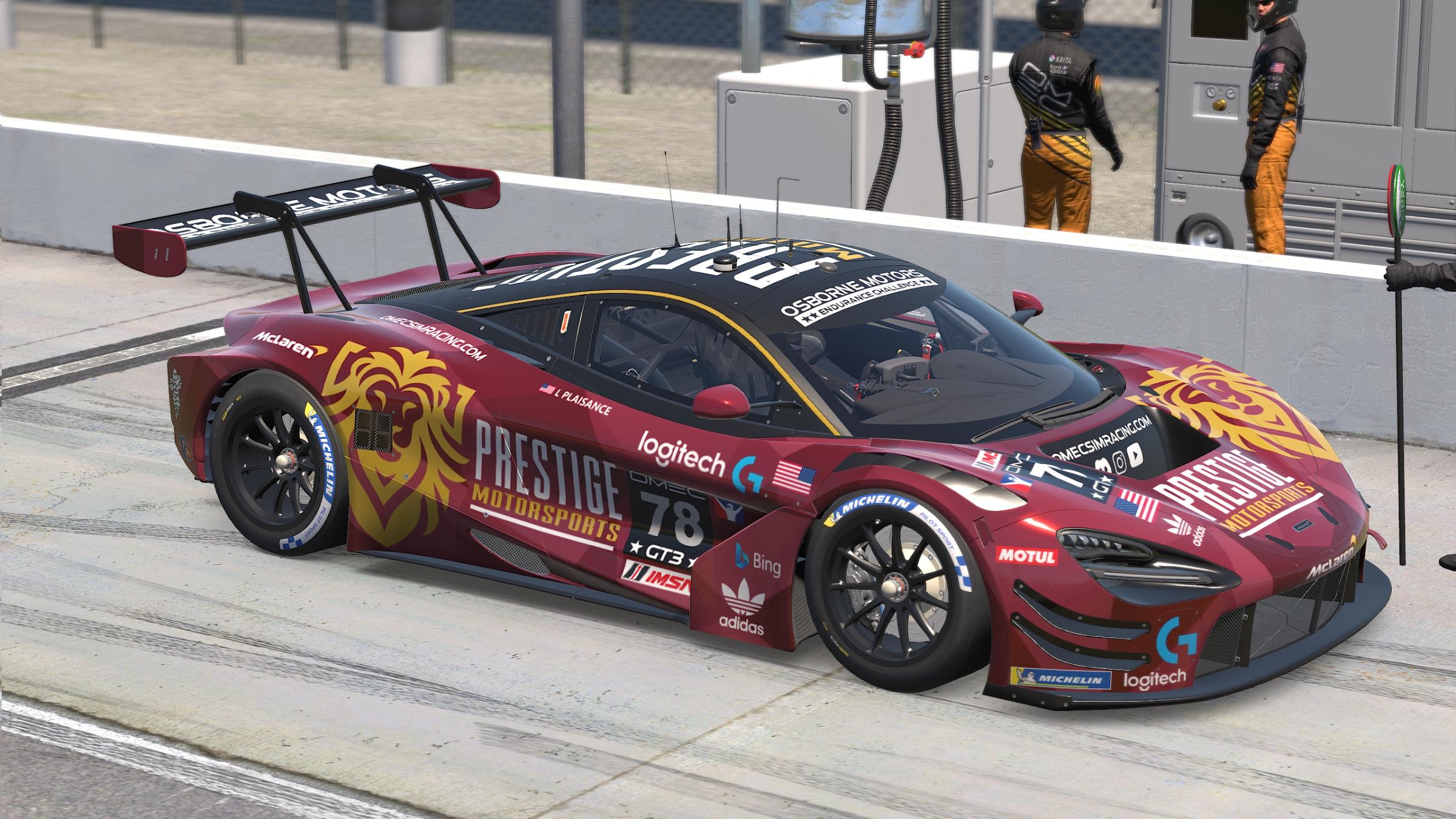 Preview of Prestige Motorsports McLaren 720S GT3 "Alpha" v1.1 by Patrick Cantrell