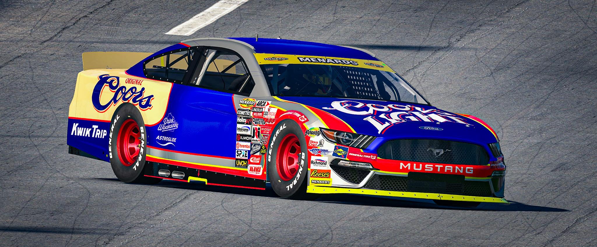 Preview of Coors Light Ford Mustang - No Number by Jory Fleischauer