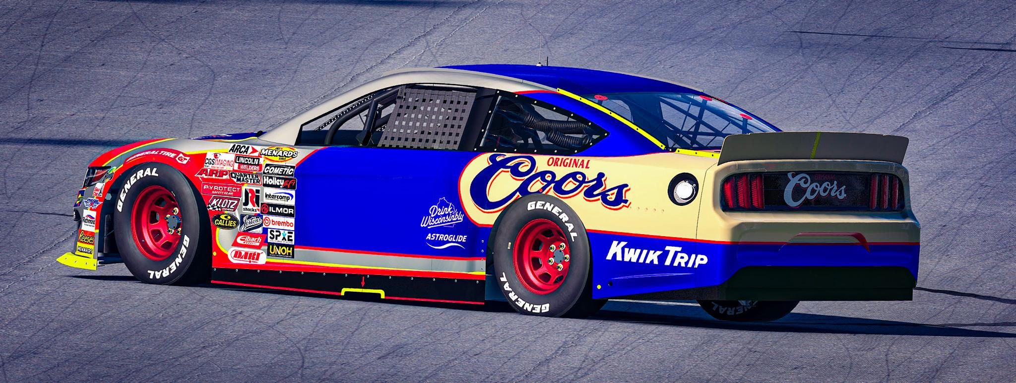 Preview of Coors Light Ford Mustang - No Number by Jory Fleischauer