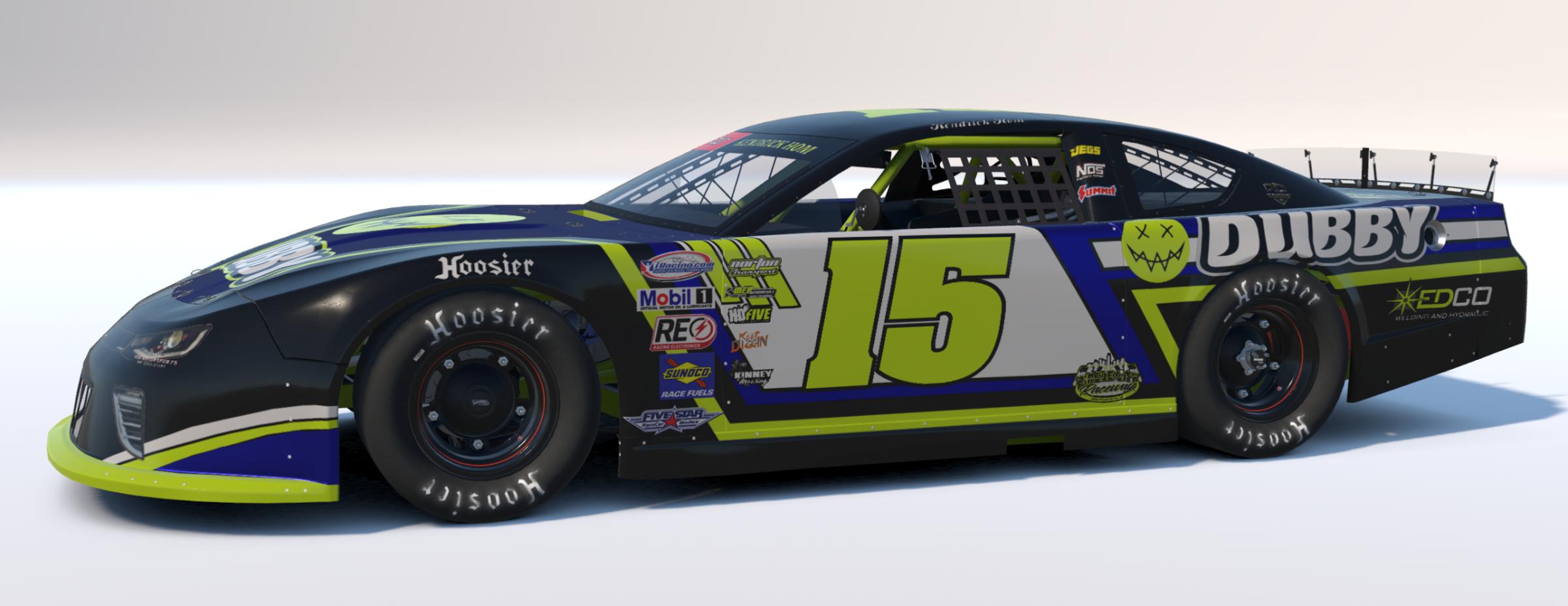 Preview of #15 Dubby Energy Camaro Super Late Model by Kendrick Hom