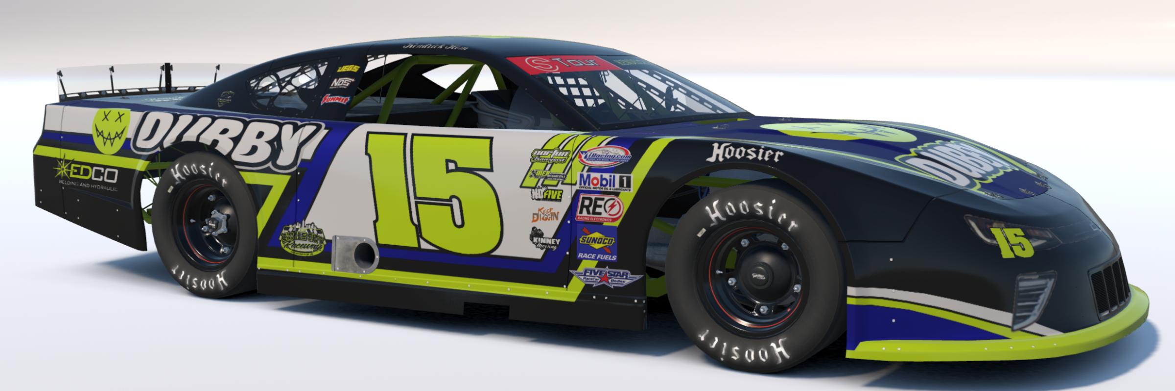 Preview of #15 Dubby Energy Camaro Super Late Model by Kendrick Hom