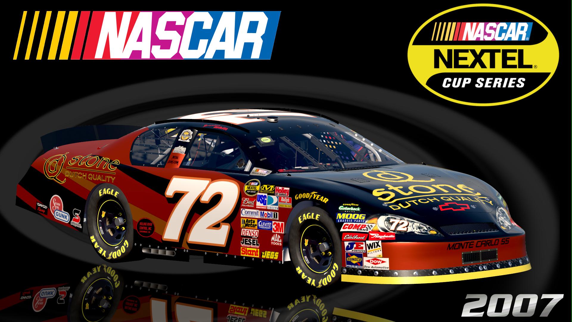 Preview of #72 Brandon Whitt 2007 Dutch Quality Stone Chevrolet Monte Carlo SS Sim Stamped Number by Christian Budd