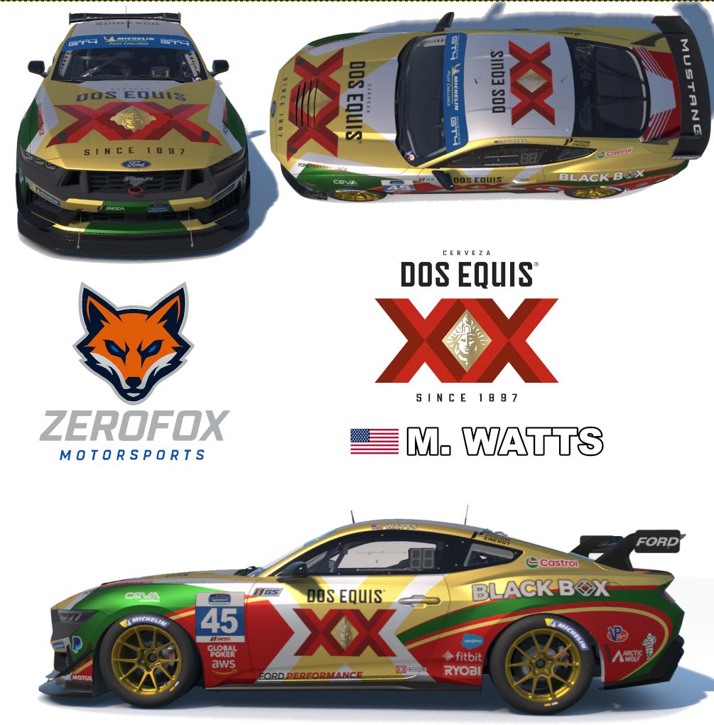 Preview of Dos Equis Mustang GT4 2026 by Mike W.