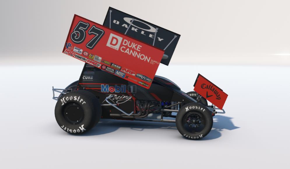 Preview of Red and black sprint car  by Michael D.
