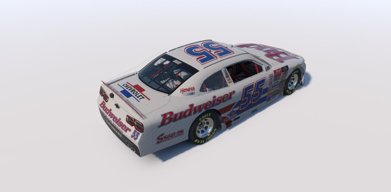 Preview of Budweiser sim stamped by Shane Buie