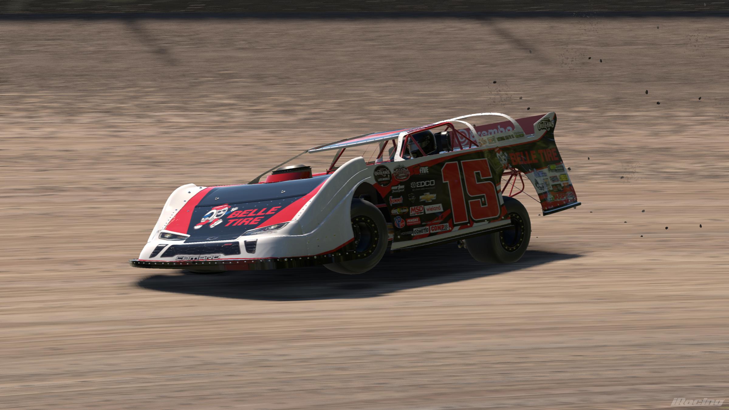 Preview of #15 Belle Tire Dirt Late Model 2026 by Kendrick Hom