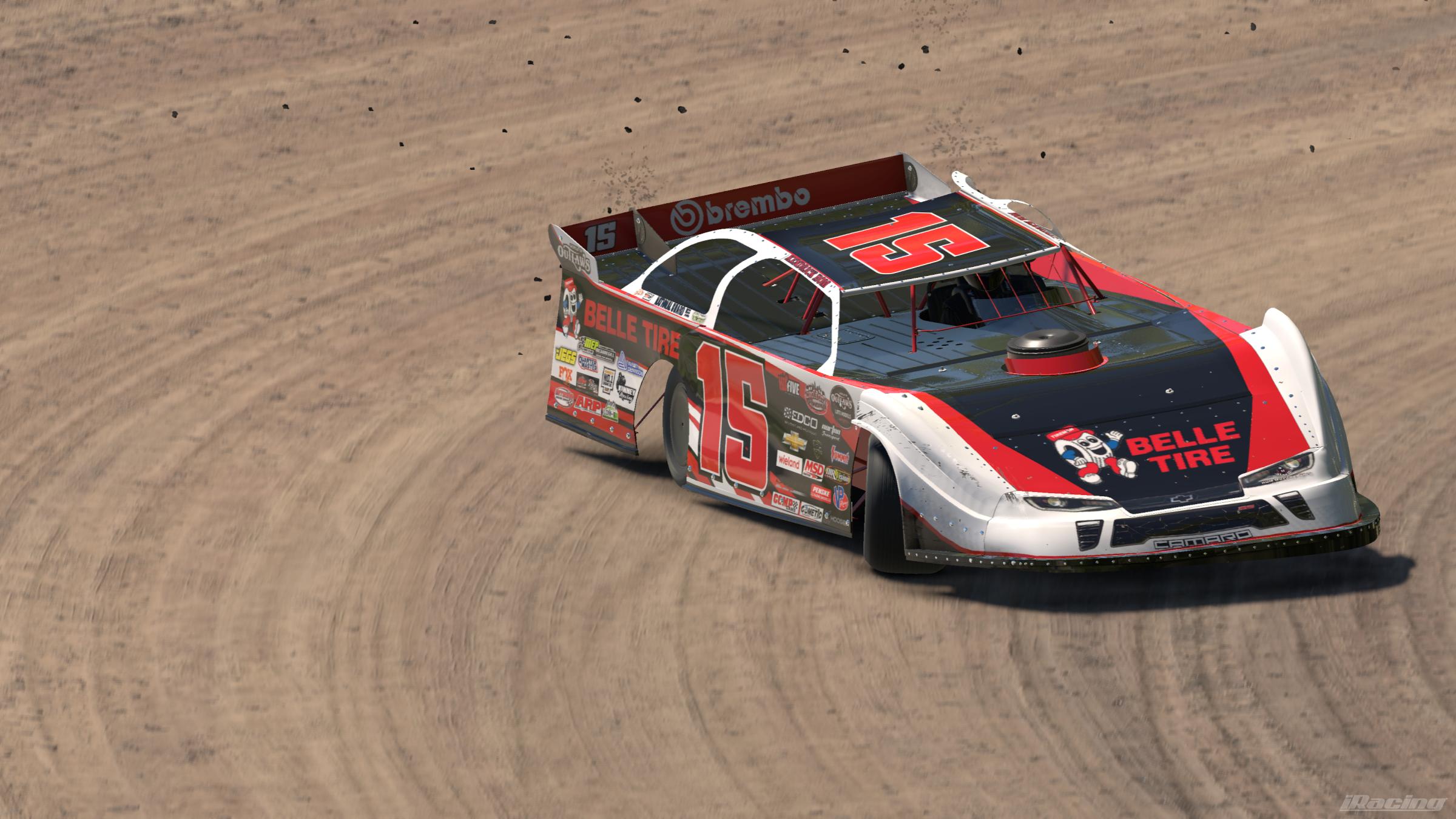 Preview of #15 Belle Tire Dirt Late Model 2026 by Kendrick Hom