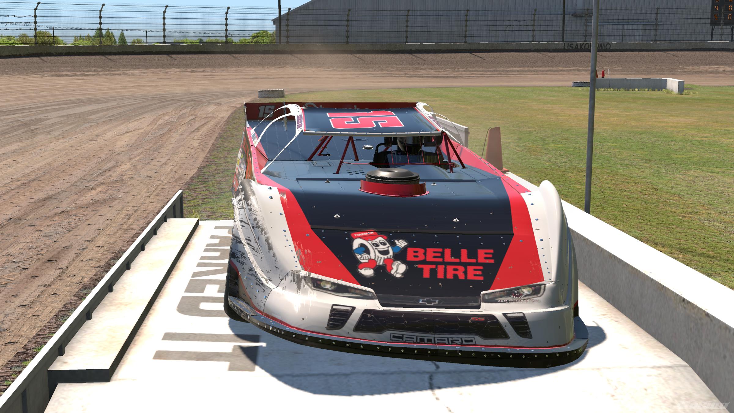 Preview of #15 Belle Tire Dirt Late Model 2026 by Kendrick Hom