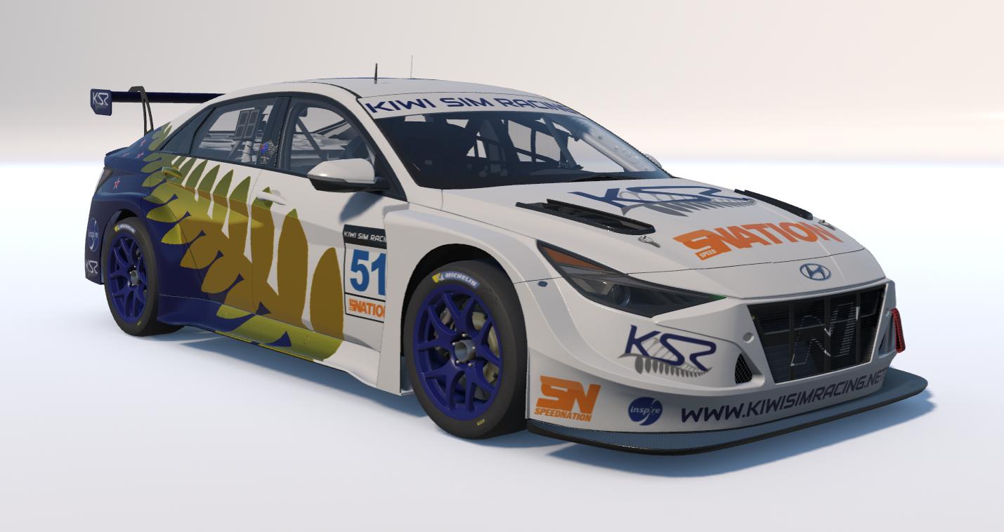 Preview of KSR - Kiwi Sim Racing - Hyundai Elantra - Gold by Matthew Pluck2