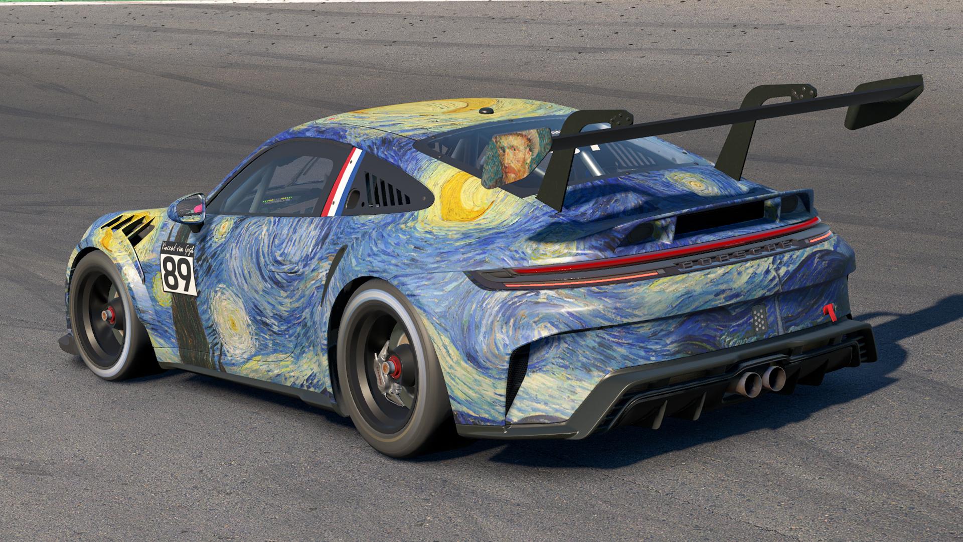 Preview of The Starry Night Porsche 911 Cup (992.2) by Jasper De Jong