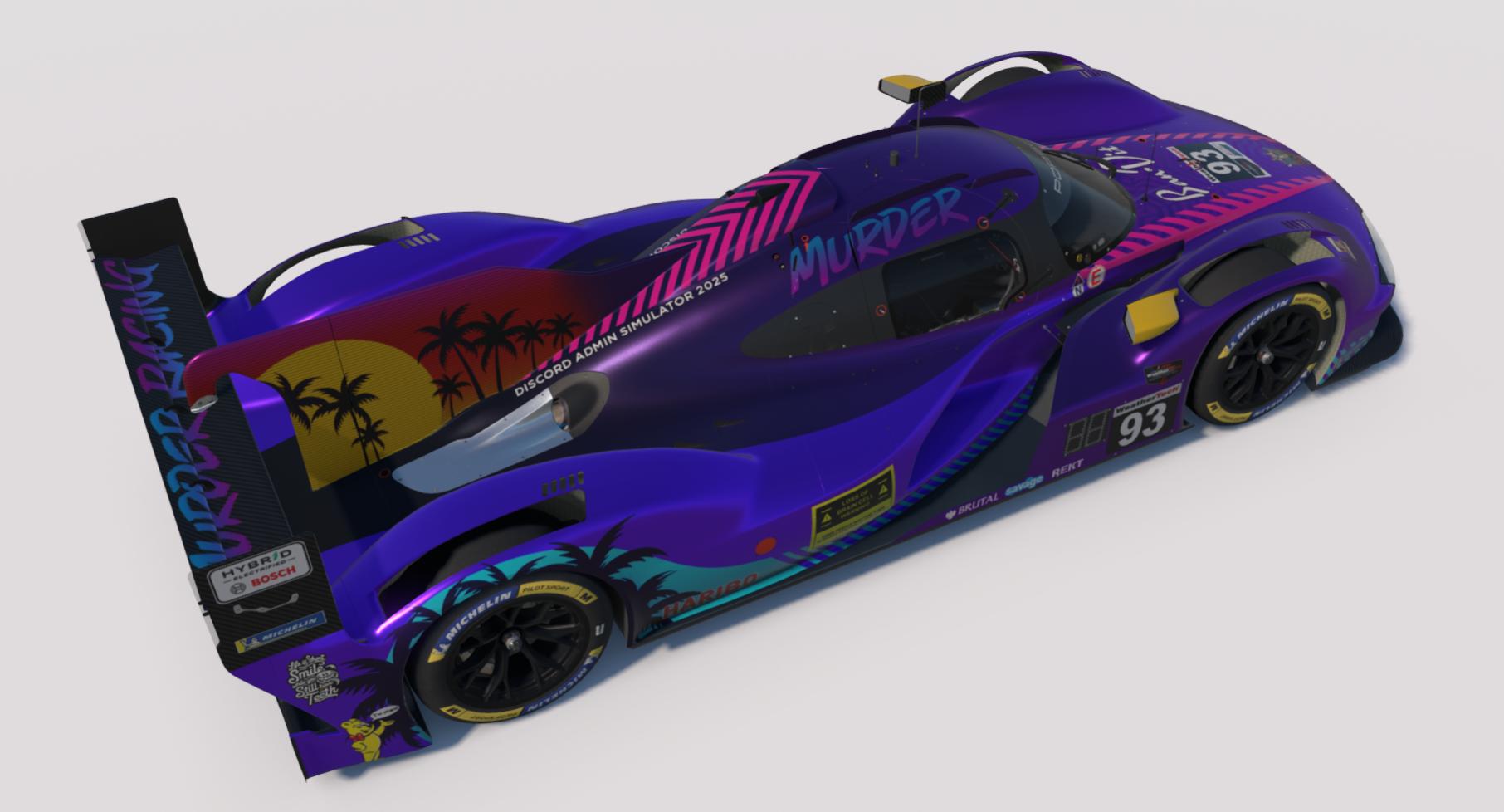 Preview of 2025 M.U.R.D.E.R. Racing Official Porsche GTP by Paul R Chaloner