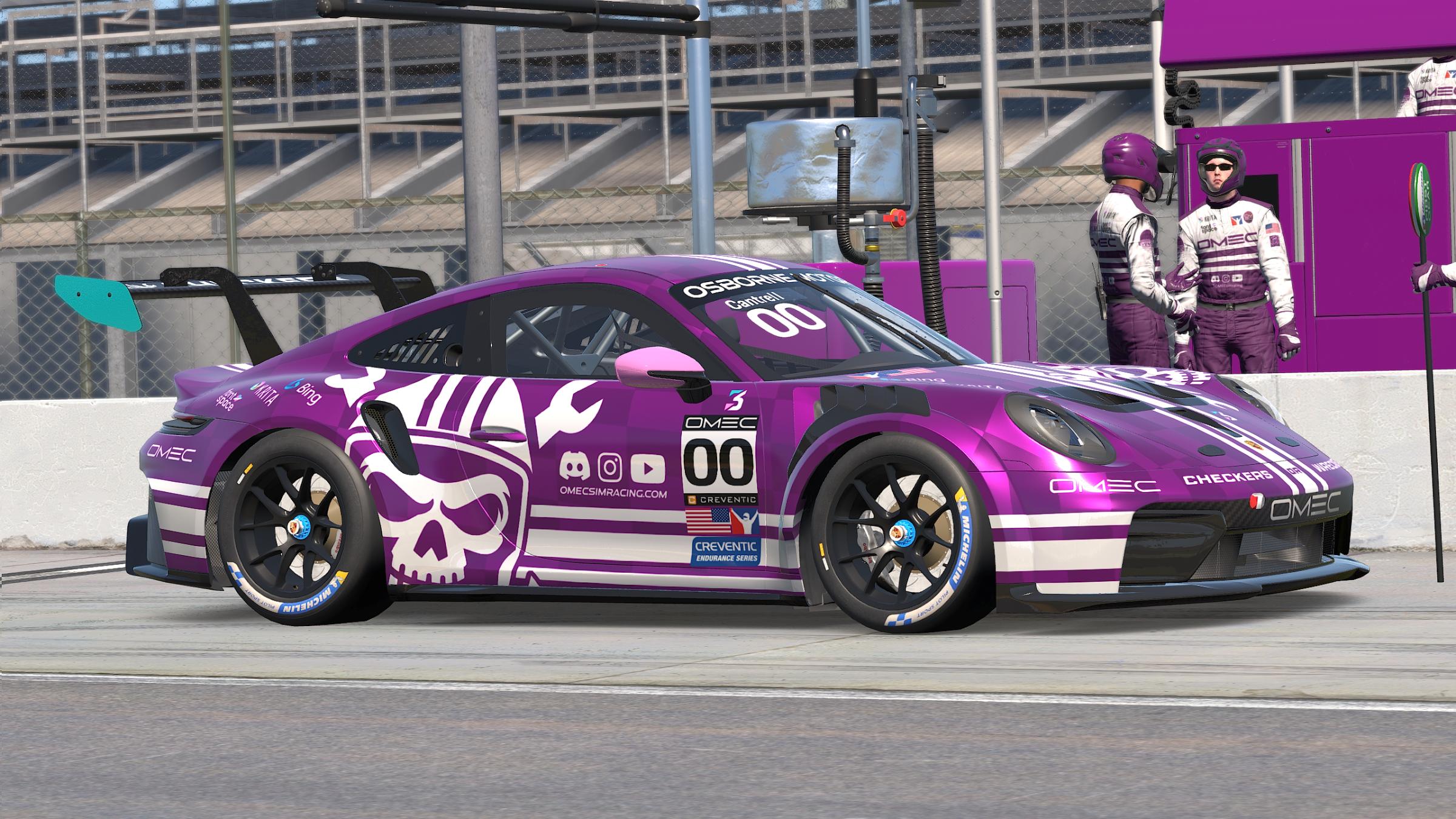 Preview of Checkers or Wreckers Porsche 992 Cup "Revenant" v1.0 by Patrick Cantrell