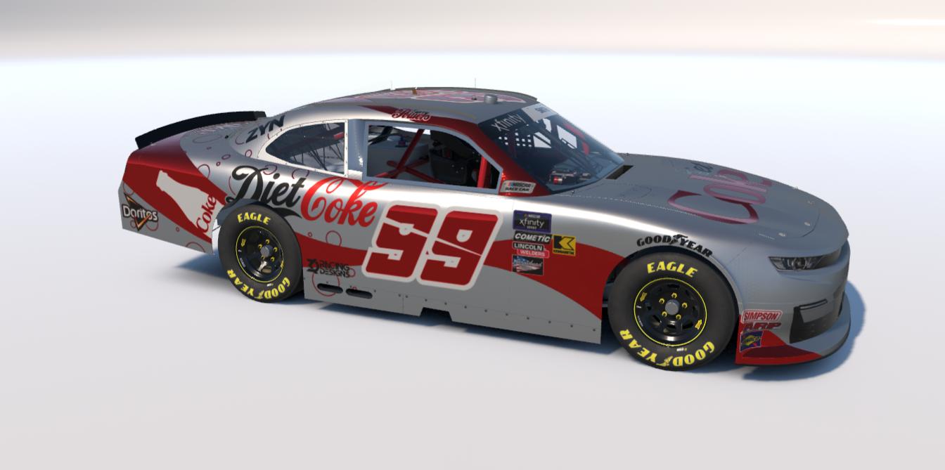 Preview of Gerry Powers #99 Diet Coke Xfinity Camaro - Metallic Finish by Johnathan Smith3