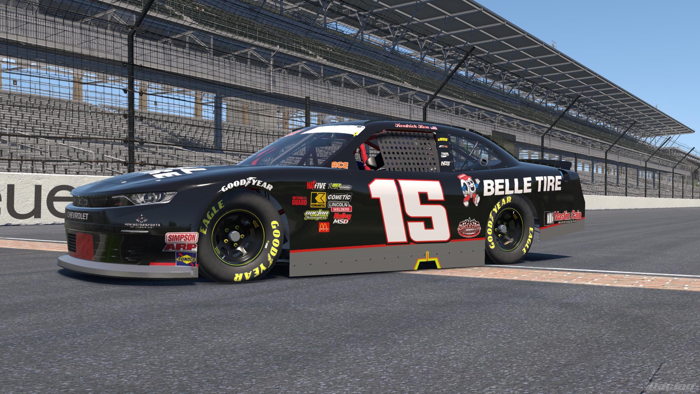 Preview of #15 Belle Tire ACE Iracing League Scheme by Kendrick Hom