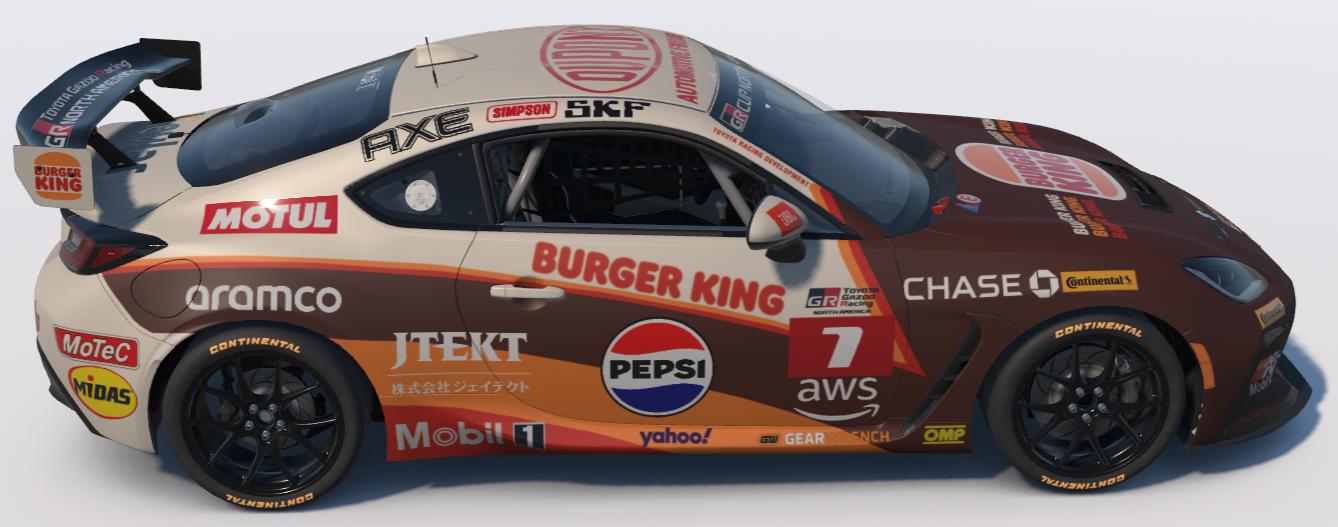 Preview of Burger King/Pepsi Toyota GR86 by Ronald Lawson2