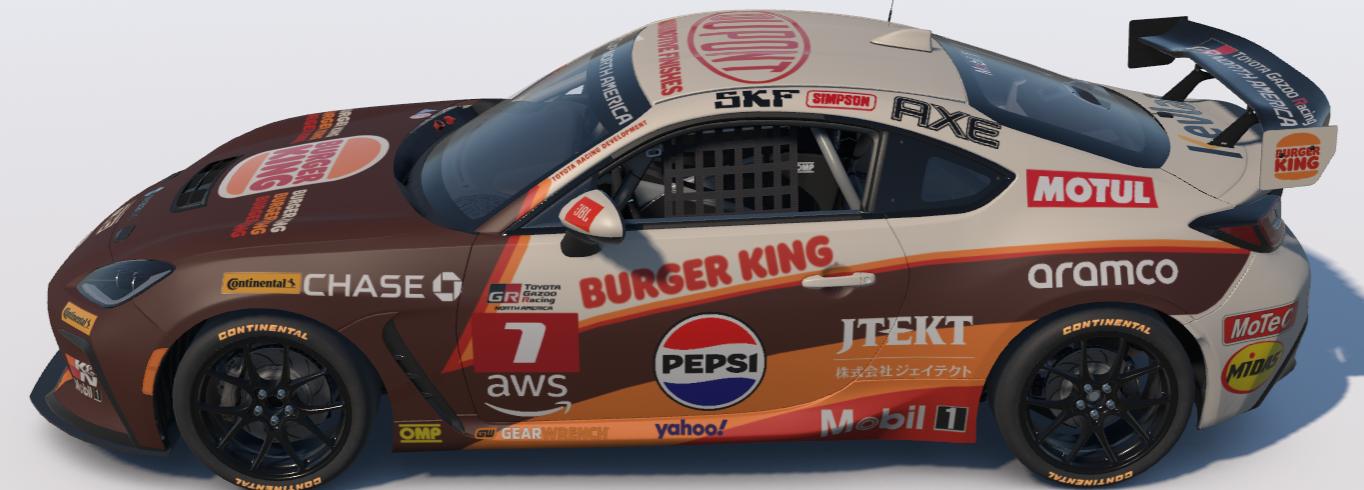 Preview of Burger King/Pepsi Toyota GR86 by Ronald Lawson2