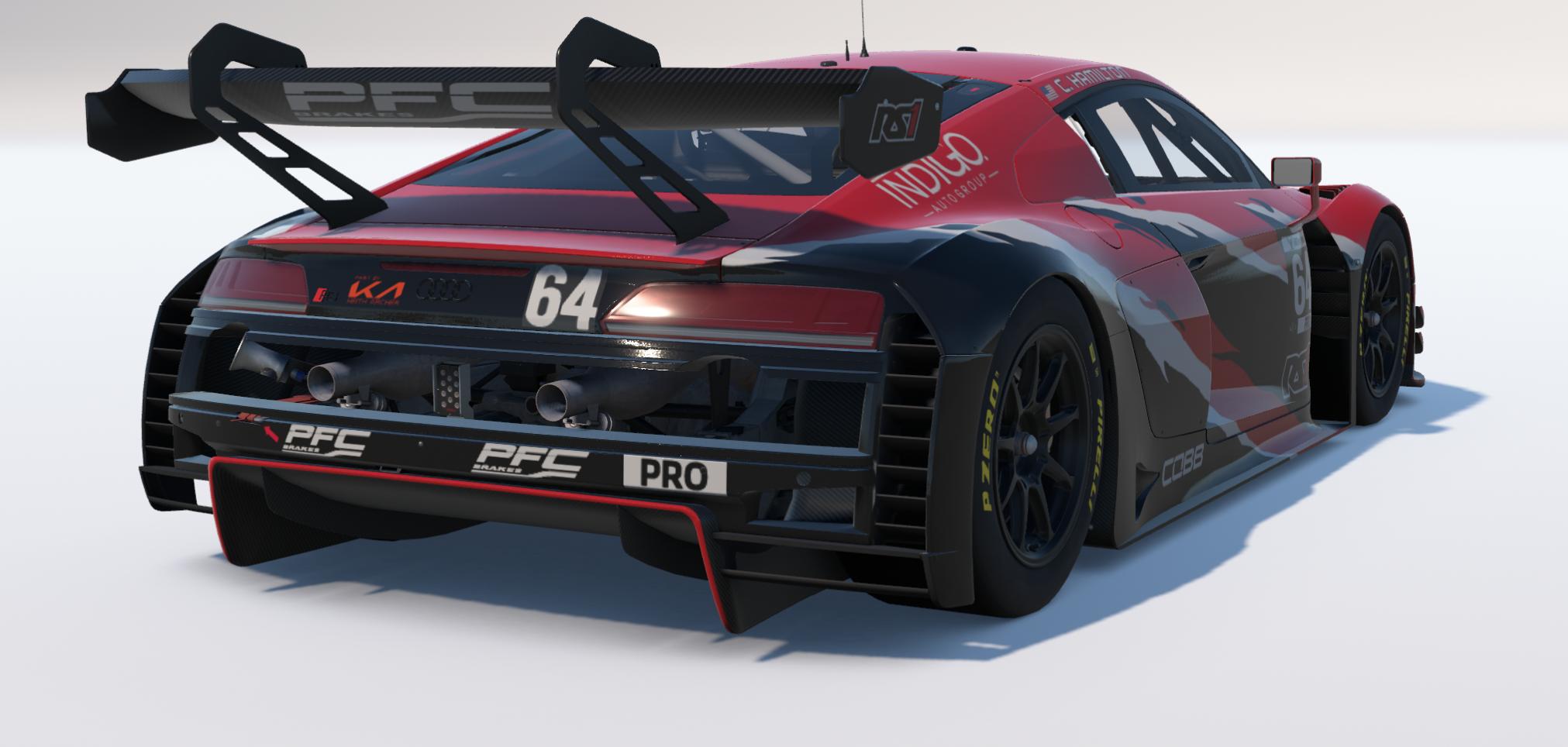 Chris Hamiltons Audi R8 with his updated paint scheme by Keith Archer ...