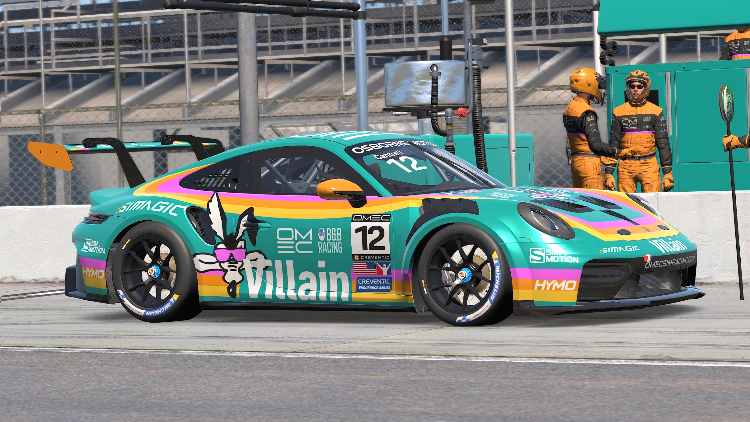 Preview of B&B Racing Porsche 992 Cup "Villain" v1.0 by Patrick Cantrell