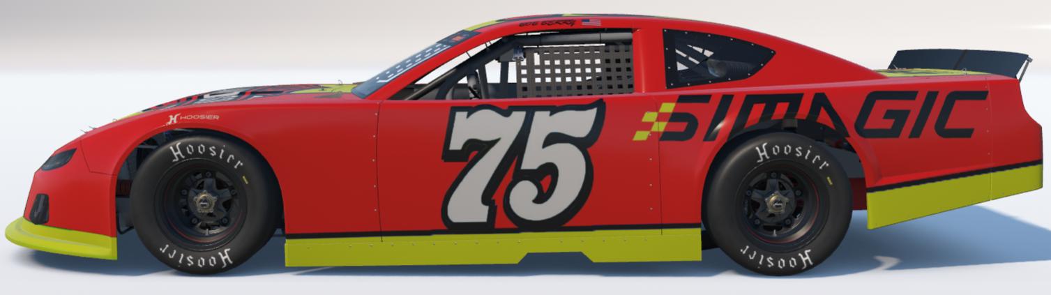 Preview of Harley Davidson Late Model Stock - Bob Berry #75 by Marshall Crocker Jr
