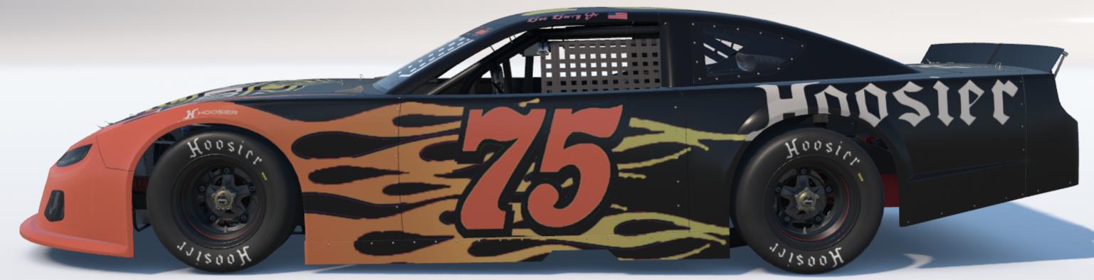 Preview of Harley Davidson Midget Throwback Late Model - Bob Berry #75 by Marshall Crocker Jr