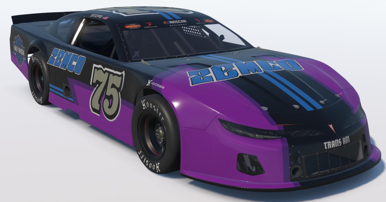 Preview of Throwback Zemco Late Model Stock - Bob Berry #75 by Marshall Crocker Jr