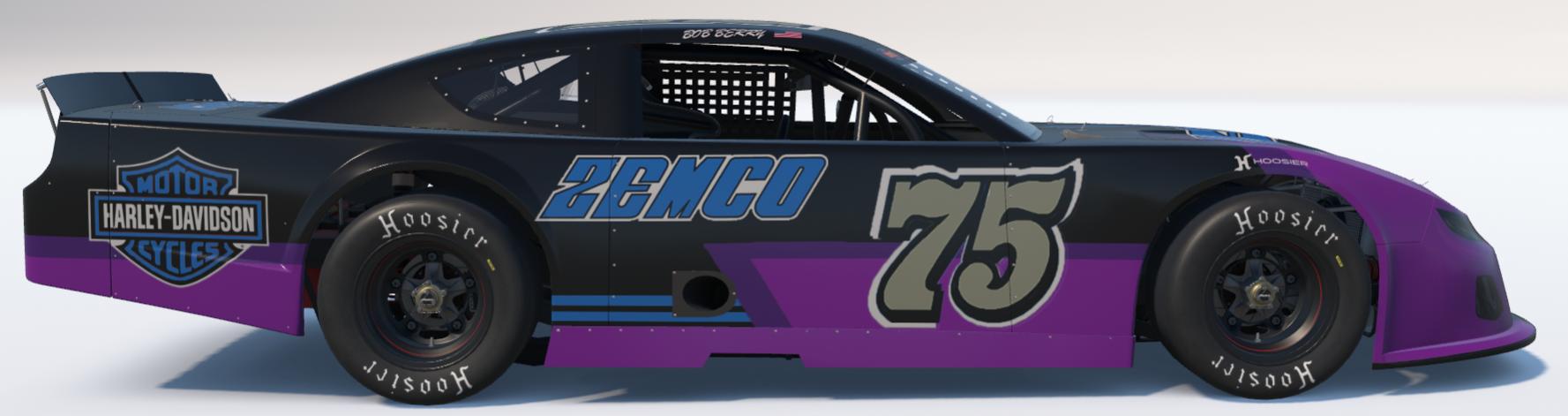 Preview of Throwback Zemco Late Model Stock - Bob Berry #75 by Marshall Crocker Jr